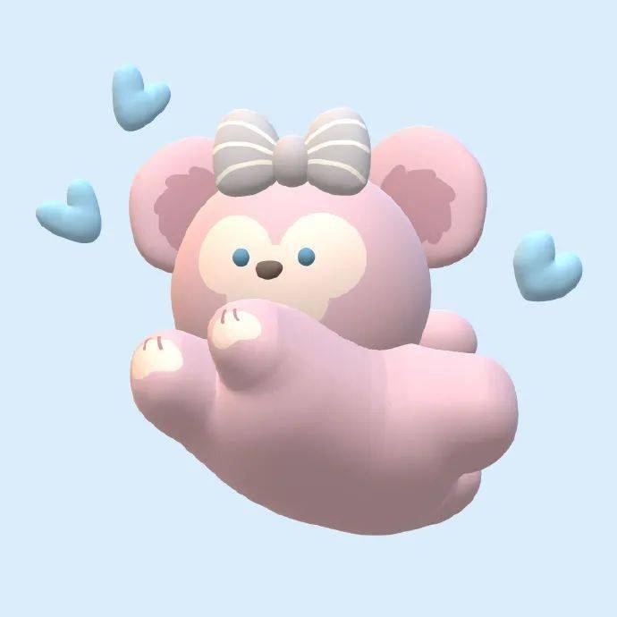 超萌治愈小动物3d头像