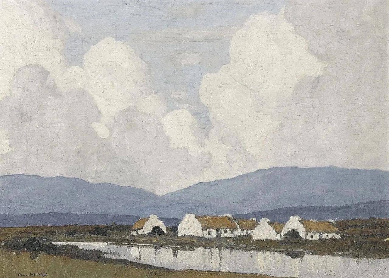 保罗亨利的风景油画作品选