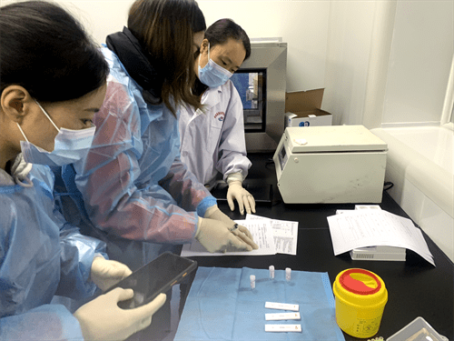 操作|阿坝县疾控中心举办艾滋病毒快速检测培训班