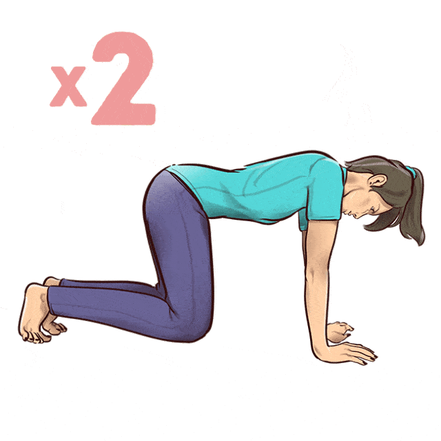 屈双膝拉伸放松下腰背部瑜伽人(yoga_in)动作1:因此,想要解决这类问题