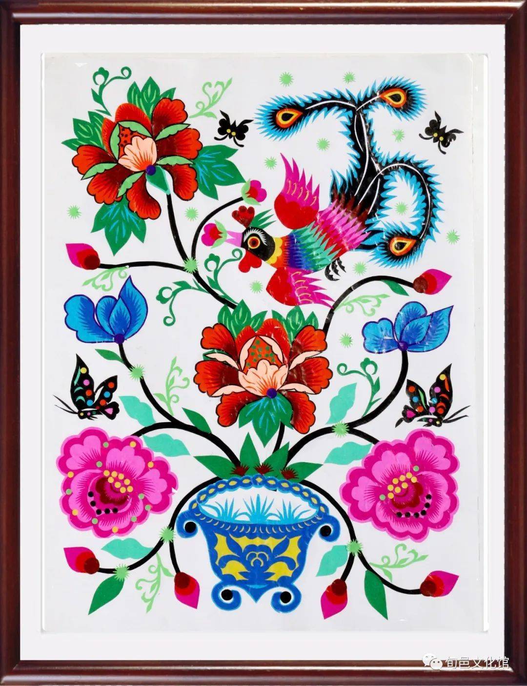 花好月圆话咸阳丨旬邑彩贴剪纸十年成果展一