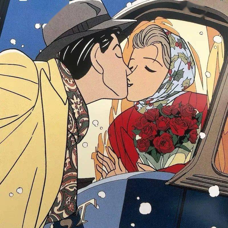 插画丨citypop复兴浪潮大都会男女的爱情只有他的让人挪不开眼