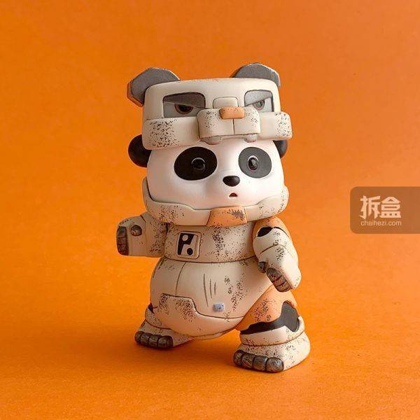 不误正业91好玩胖哒pangda熊猫潮玩摆件