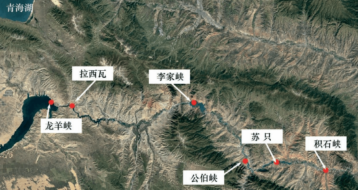 龙羊峡地理位置图片
