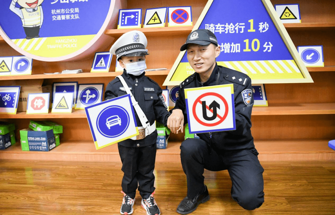 孩子|“长大后我想成为你” 杭州交警帮5岁小穆穆圆梦！