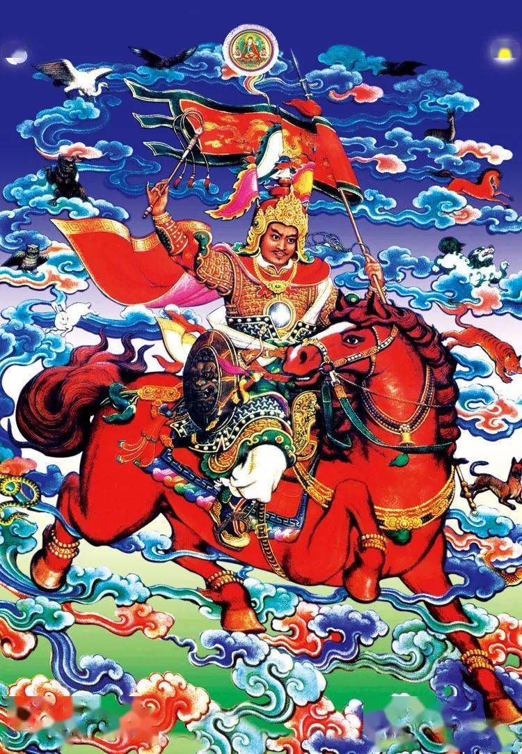 长篇史诗《格萨尔王传》中,有一部专门讲述少年格萨尔通过赛马比赛