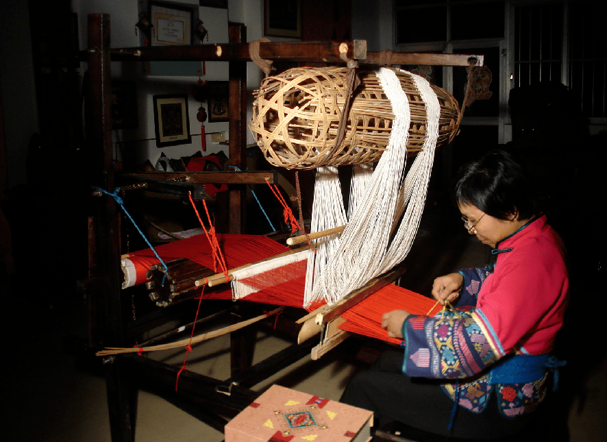 每日一物广西壮锦工艺