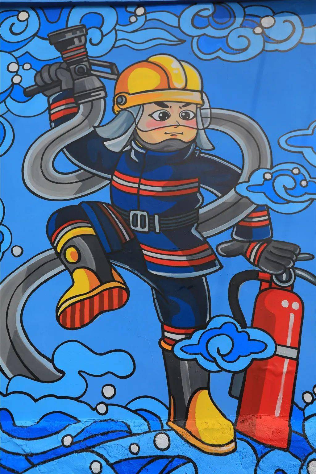 喂消防员蜀黍喊你来漫画村打卡啦