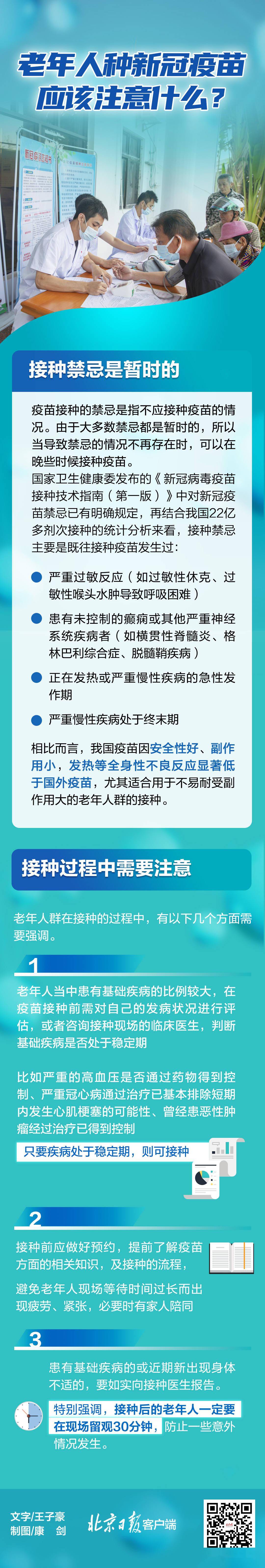 禁忌|一图读懂｜老年人接种新冠疫苗，有什么禁忌？