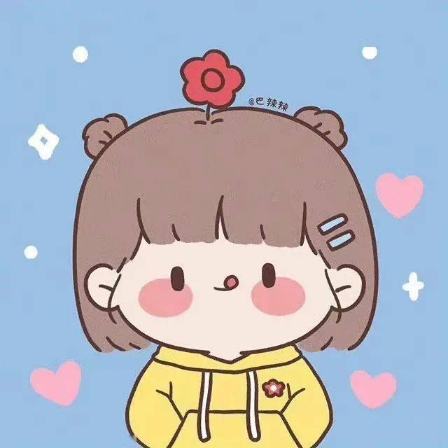 可爱卡通女生闺蜜头像