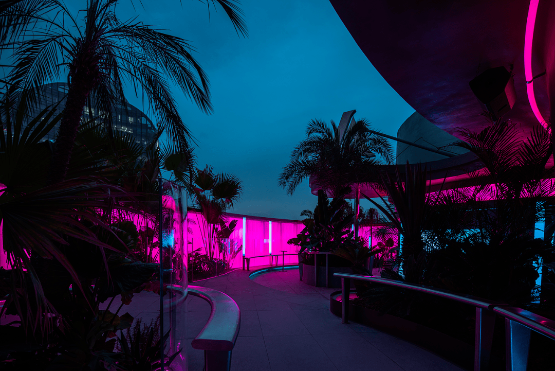 赛博朋克风的酒吧空间设计是你意想不到的酷