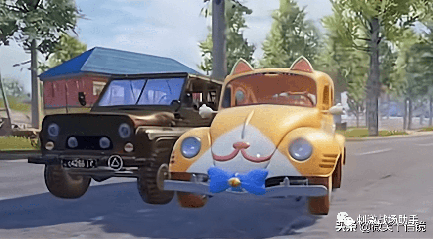 吃鸡新车皮暗藏钞能力猫鼠主题外形虽丑却很实用