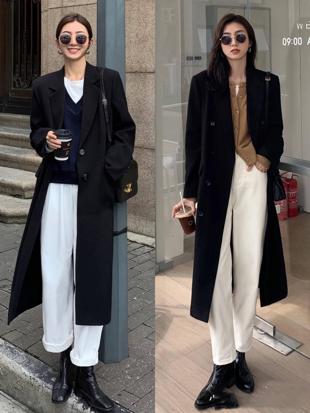 黑白灰才不单调,四个搭配小技巧,玩转百变造型,秒变韩范小姐姐