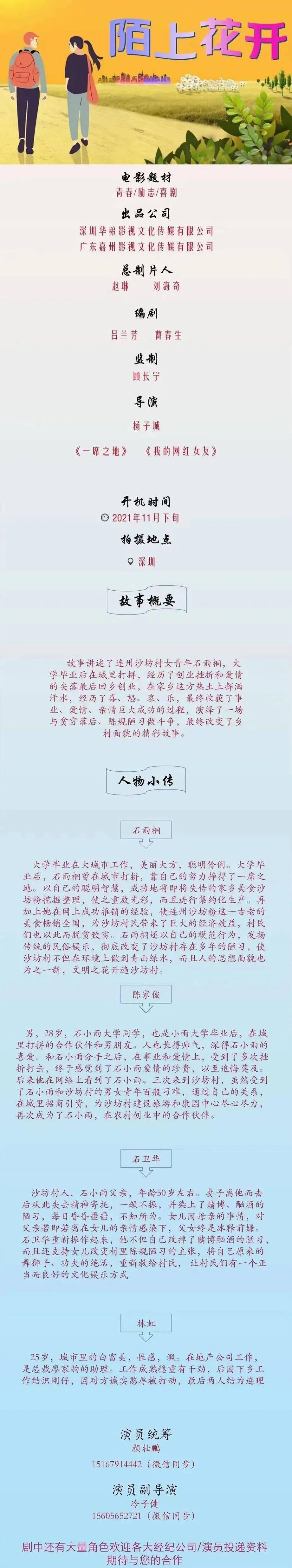 独宠小|组讯日报|剧集《六世独宠小甜妻》、《爱神也疯狂》,电影《一定拿到手》、《陌上花开》等