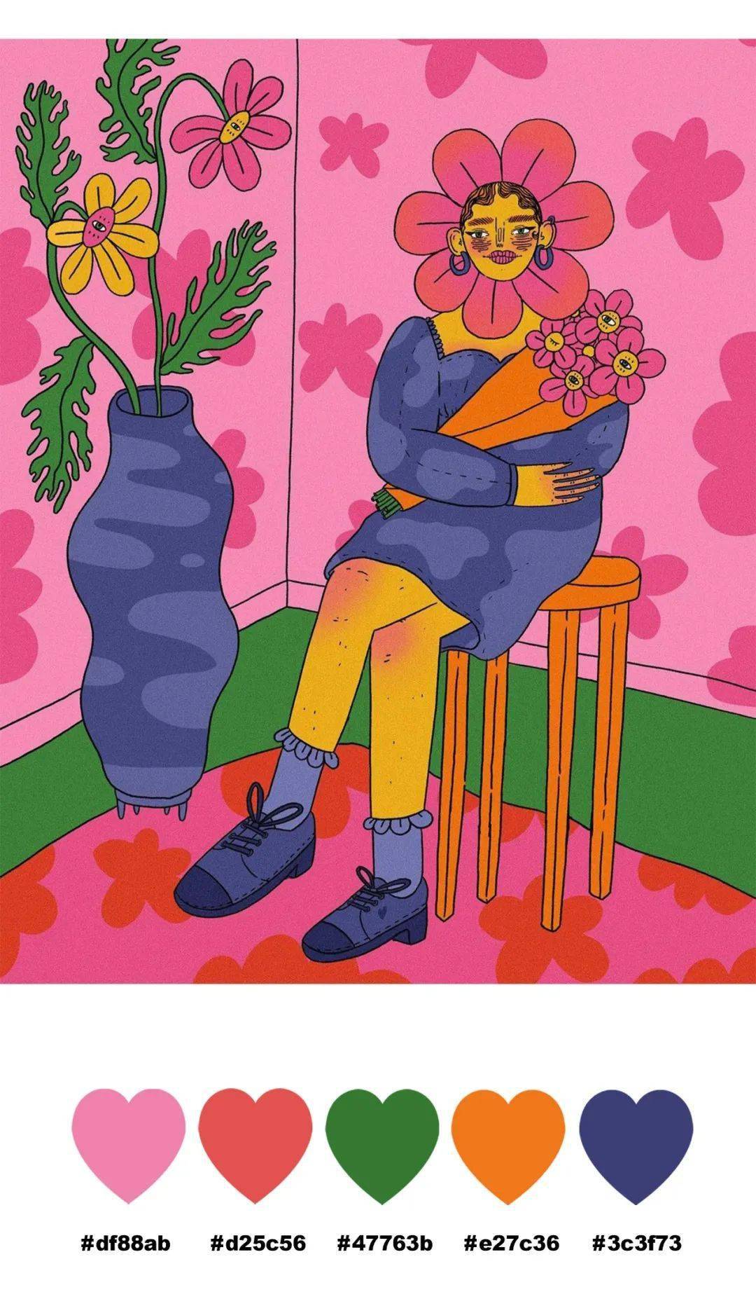 收藏10位独立插画师的高级色卡