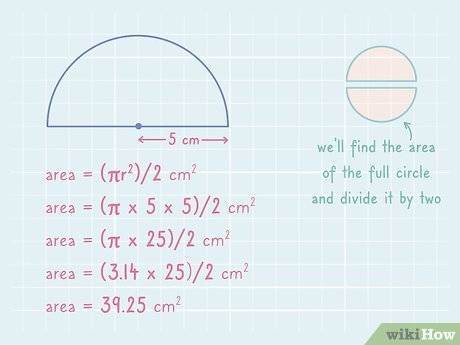 如何求半圆的面积 Cm