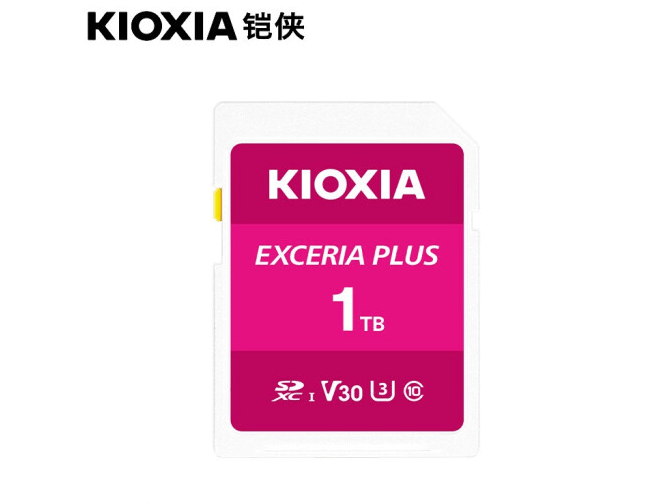 系列|铠侠 EXCERIA PLUS 1TB SD 卡上架：写入 85 MB/s，1999 元