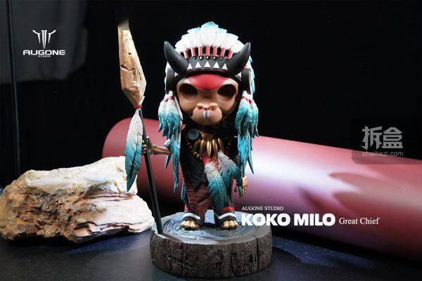 材质AUGONE STUDIO KOKO MILO 大酋长GREAT CHIEF潮玩摆件