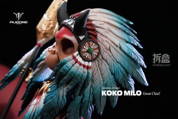 材质AUGONE STUDIO KOKO MILO 大酋长GREAT CHIEF潮玩摆件