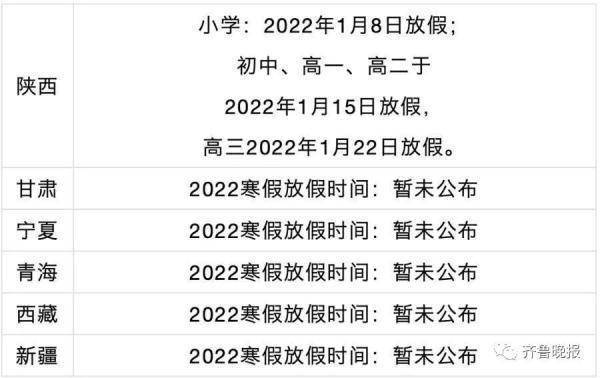 济南|山东多地中小学寒假放假时间公布！