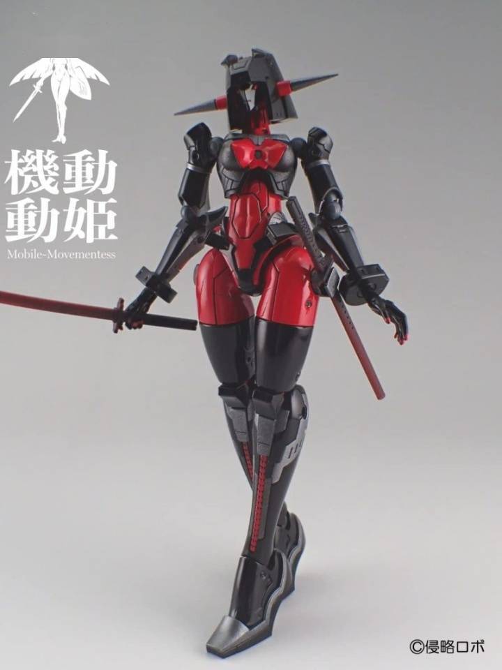 模玩|模玩资讯：侵略ROBO《机动动姫MoMo》黑/赤/铁&白/黒/金 模型发售