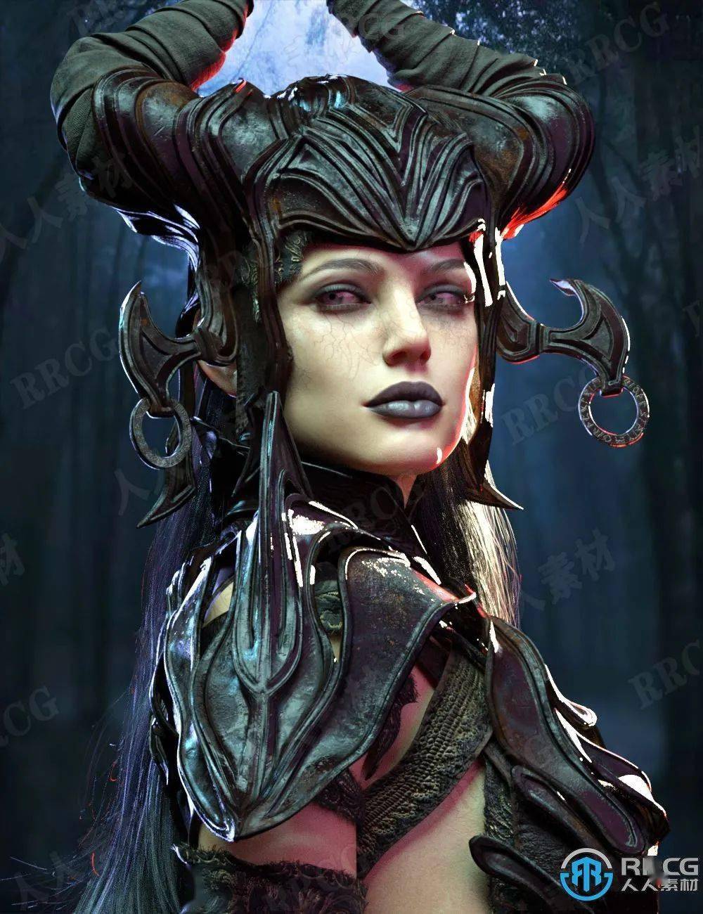 科幻性感战斗欧美美丽高品质女性角色3d模型合集