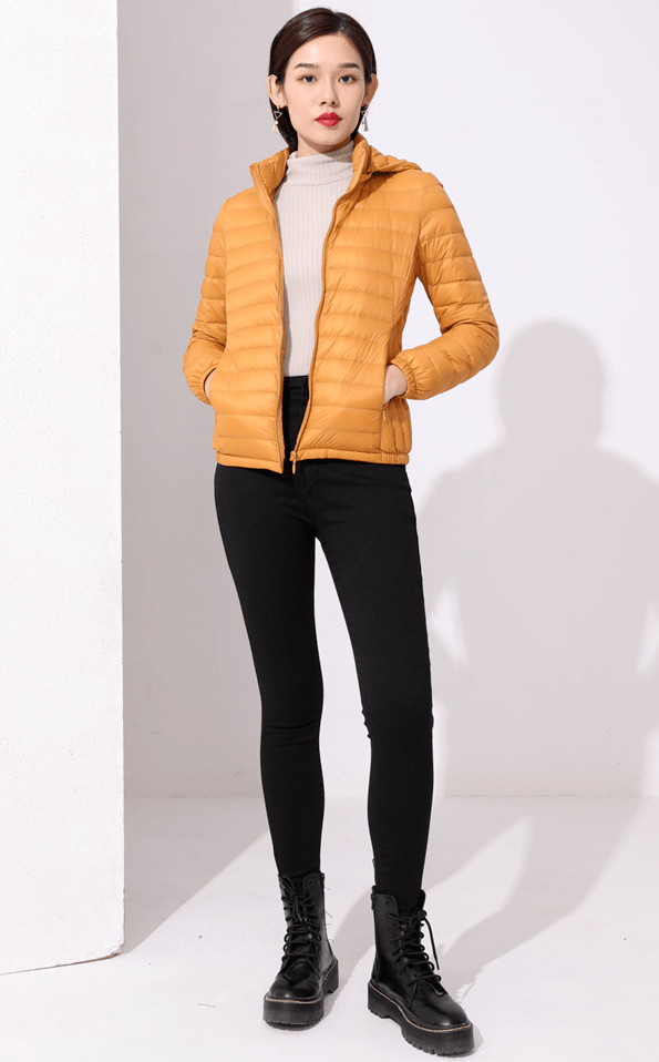 经典有你整个秋冬都暖暖的，时髦又显瘦轻薄羽绒服，百元穿出“千元”档次