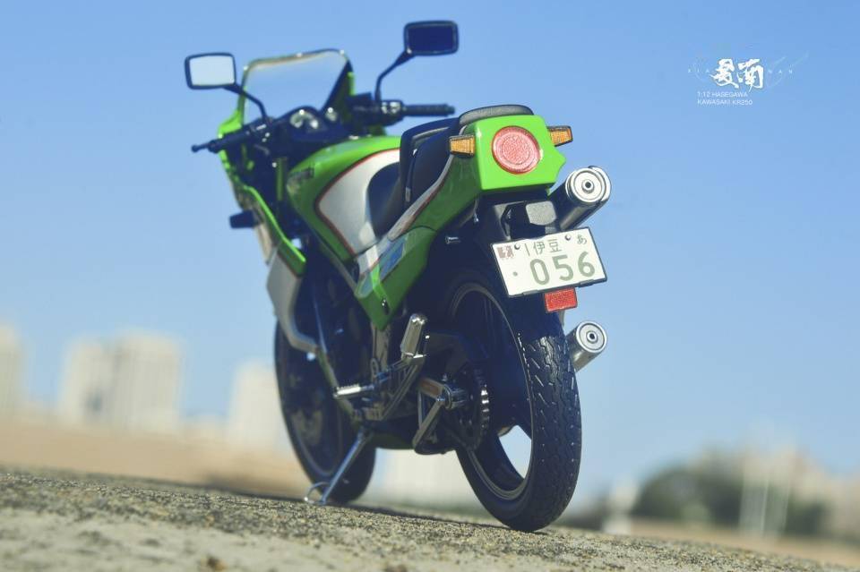 文章|模玩秀：长谷川 1/12 川崎KR250 摩托