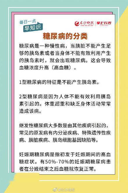 特征|联合国糖尿病日 糖尿病你了解多少？