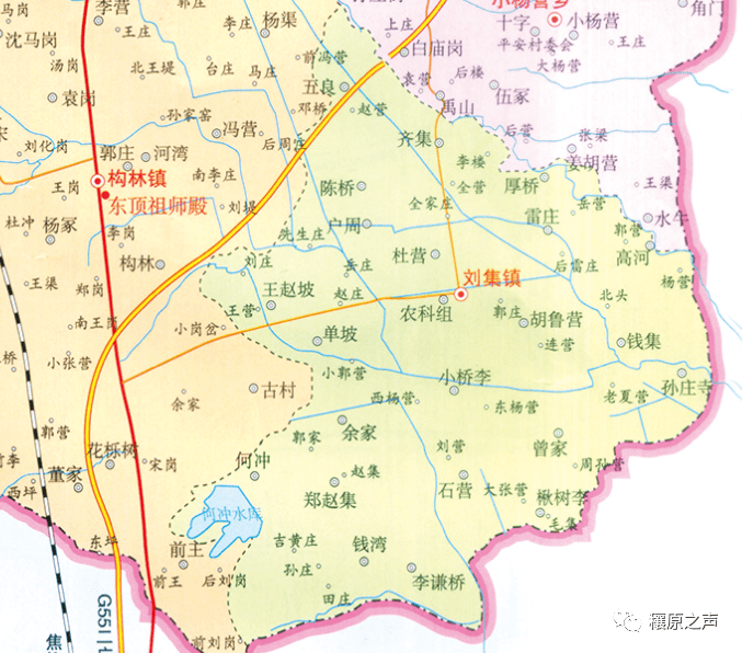 邓州市乡镇地图分布图图片