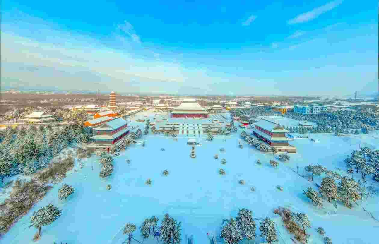 冰天雪地|吉林松原迎今冬首场大雪 冰天雪地美景如画