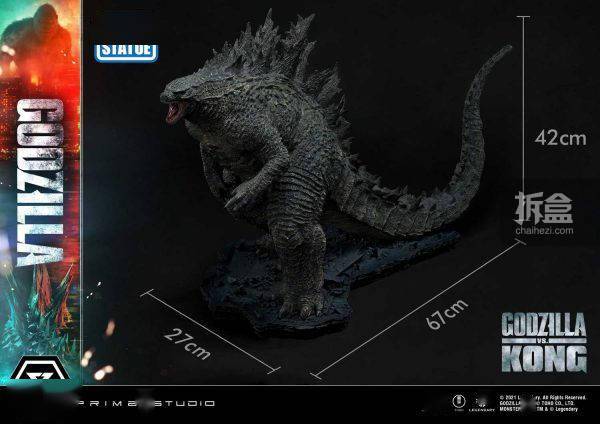 尺寸PRIME 1 STUDIO 哥斯拉GODZILLA 正常版 热射线版 雕像