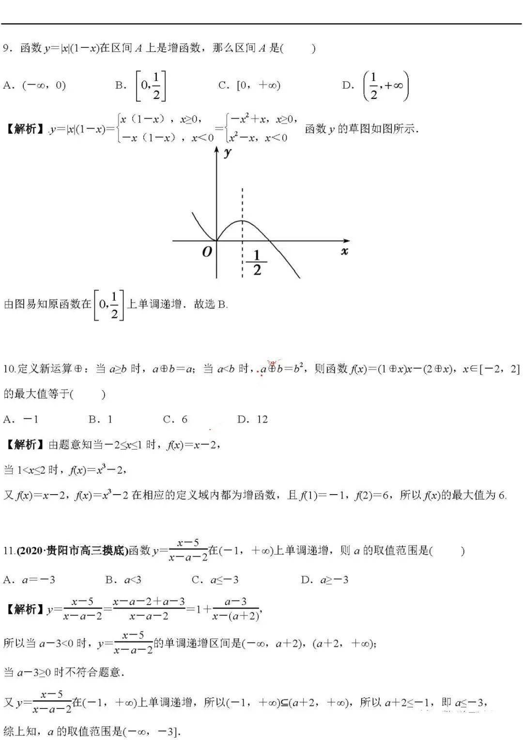 版权|高中数学 | 高中数学「函数」必考9大专题+58个必考点梳理！