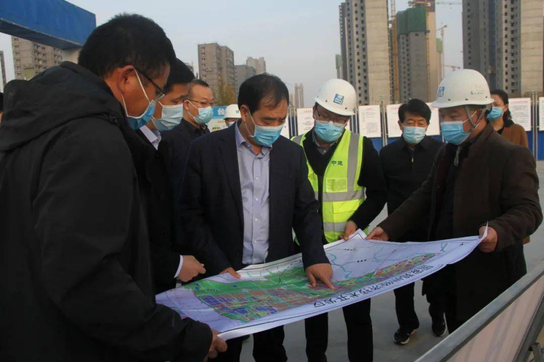 樊福太调研滨河国际新城重点项目建设
