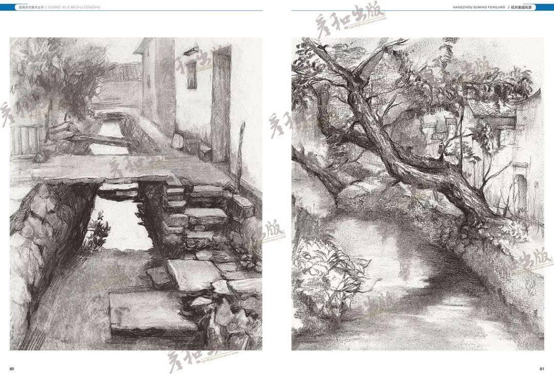 《杭州素描风景》画尽江山万壁华~不花俏,实用派,画遍全国各地风景