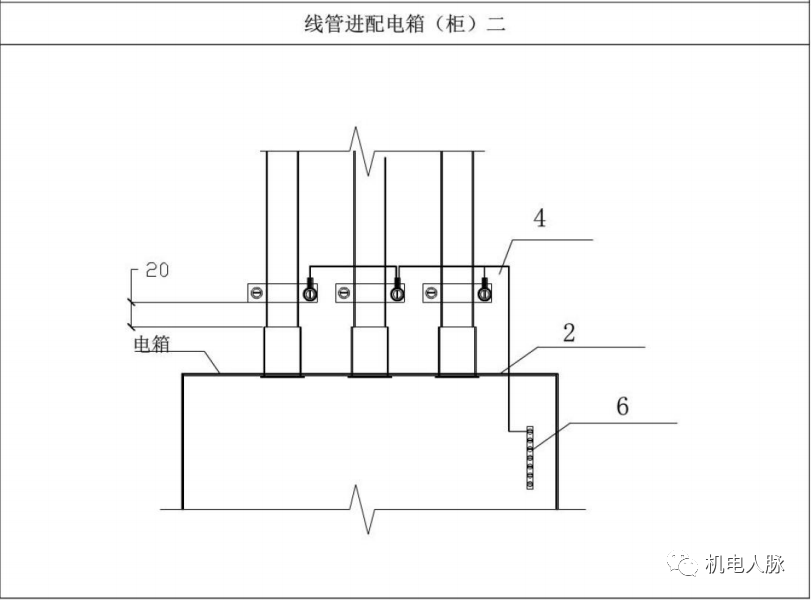 线管电线缆敷设标准与示意图