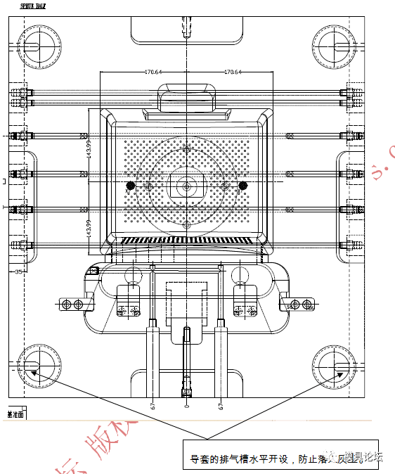 b超顯示器後殼注塑模具設計 3d