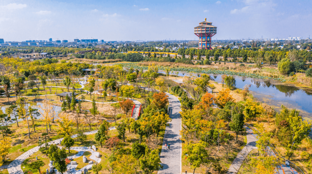 扬州扬子津古渡公园图片