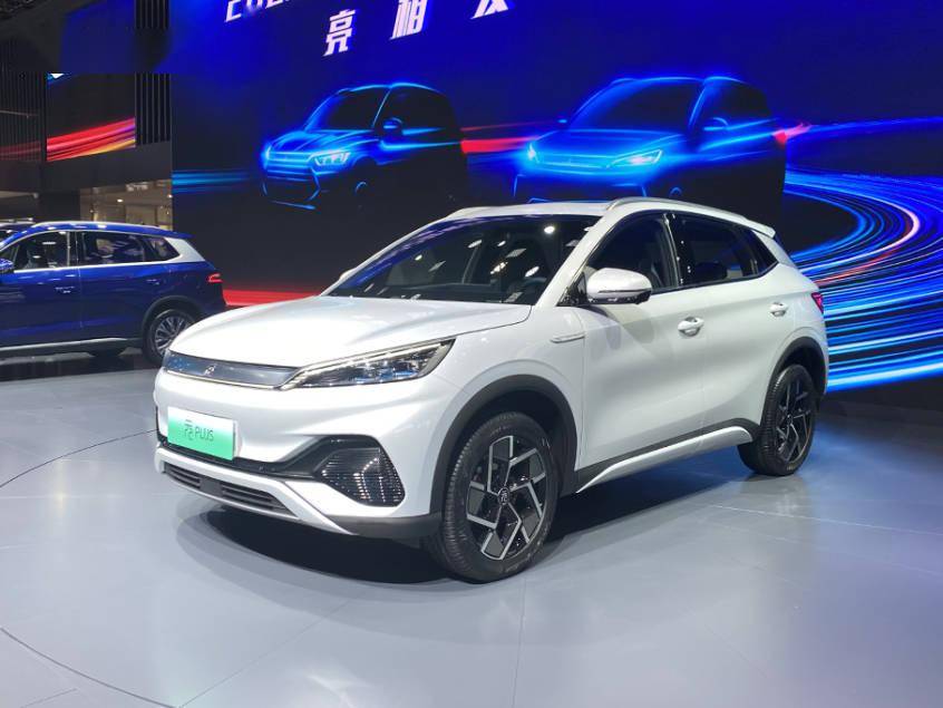 2021广州车展比亚迪元plus首发亮相