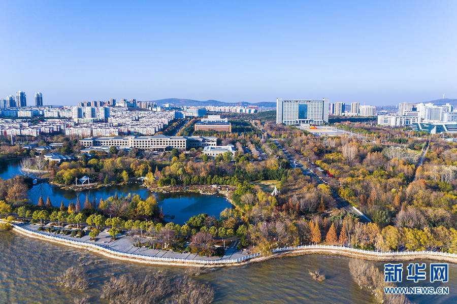 公园|平顶山：白龟湖畔景色美