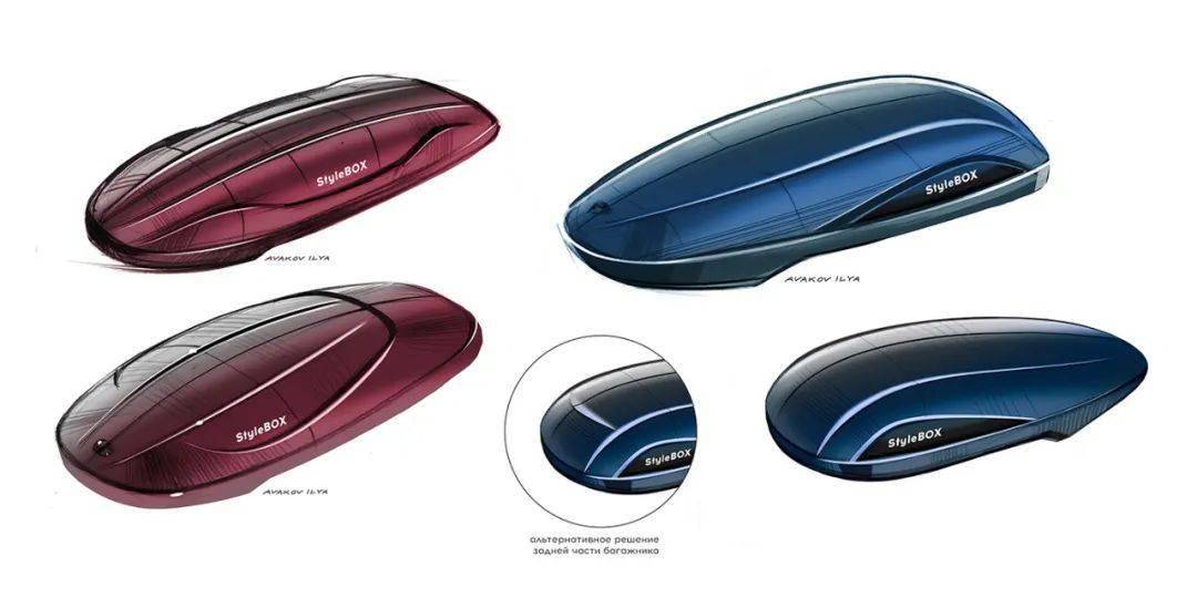 一组工业设计手绘图欣赏,拿去练习!_透视