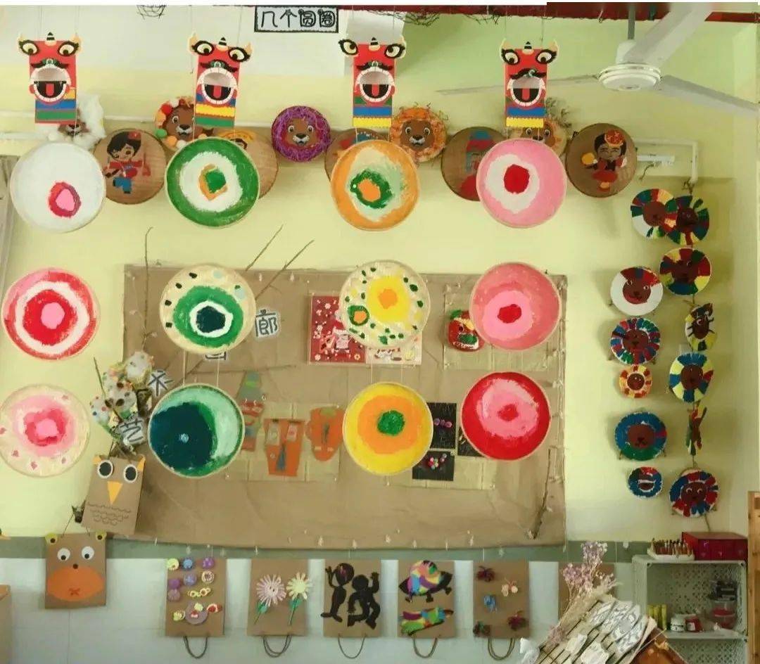 区域进阶丰富多彩的美工区环境布置创意十足