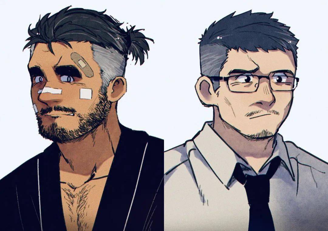 十岁二十年后的我们画了冬眠和洛轩二十年后的样子