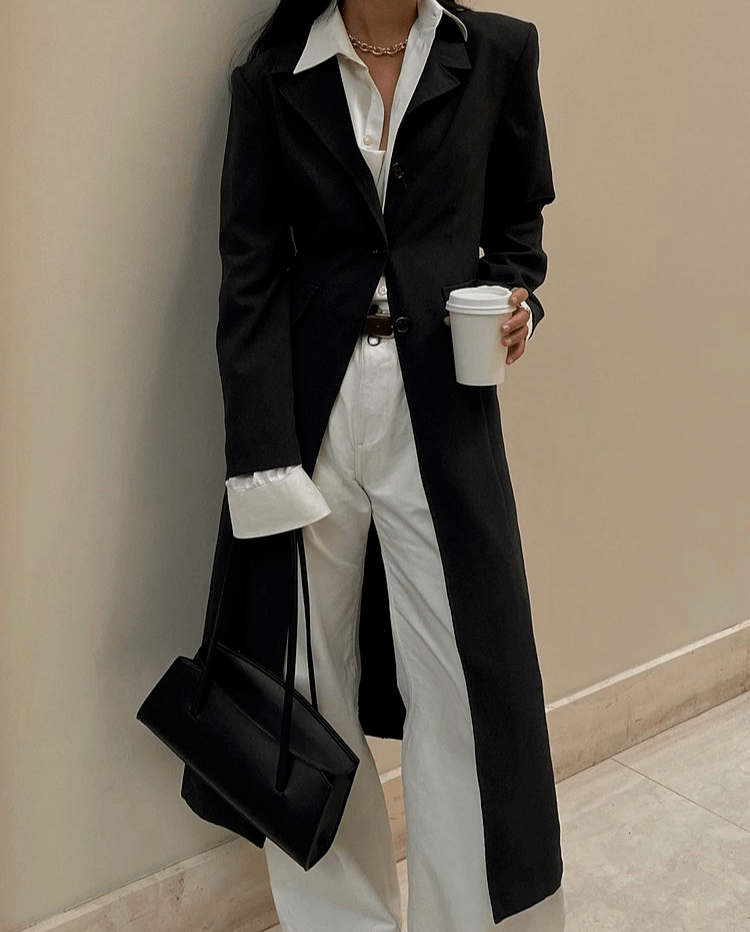 黑白配才是秋冬万金油