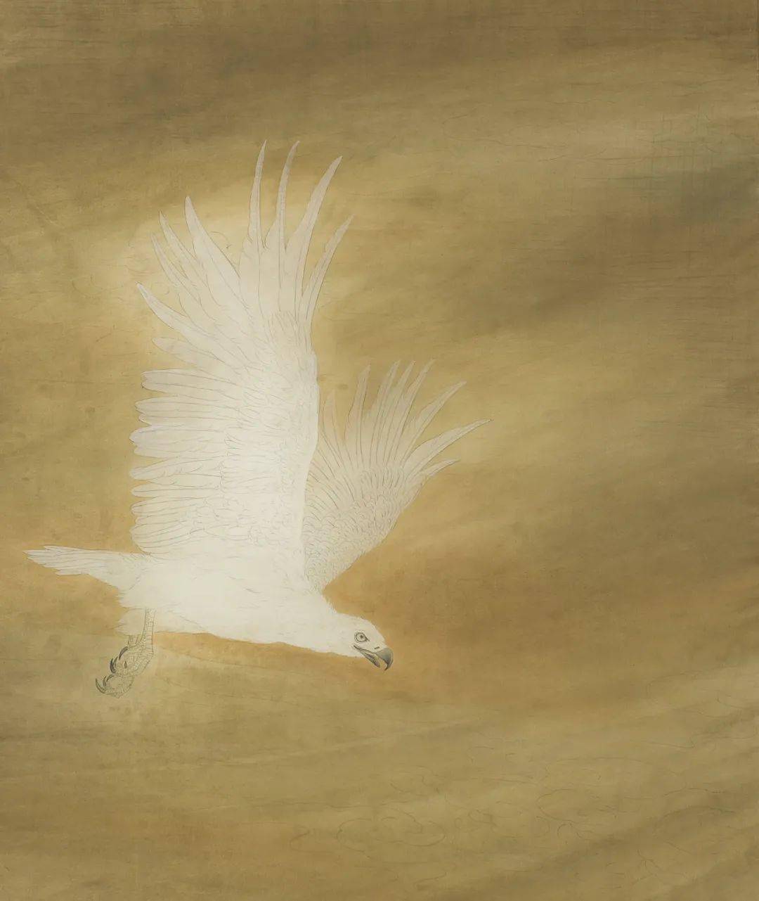 【教程】郑路迅《鸿鹄之志》绘制步骤_工笔画