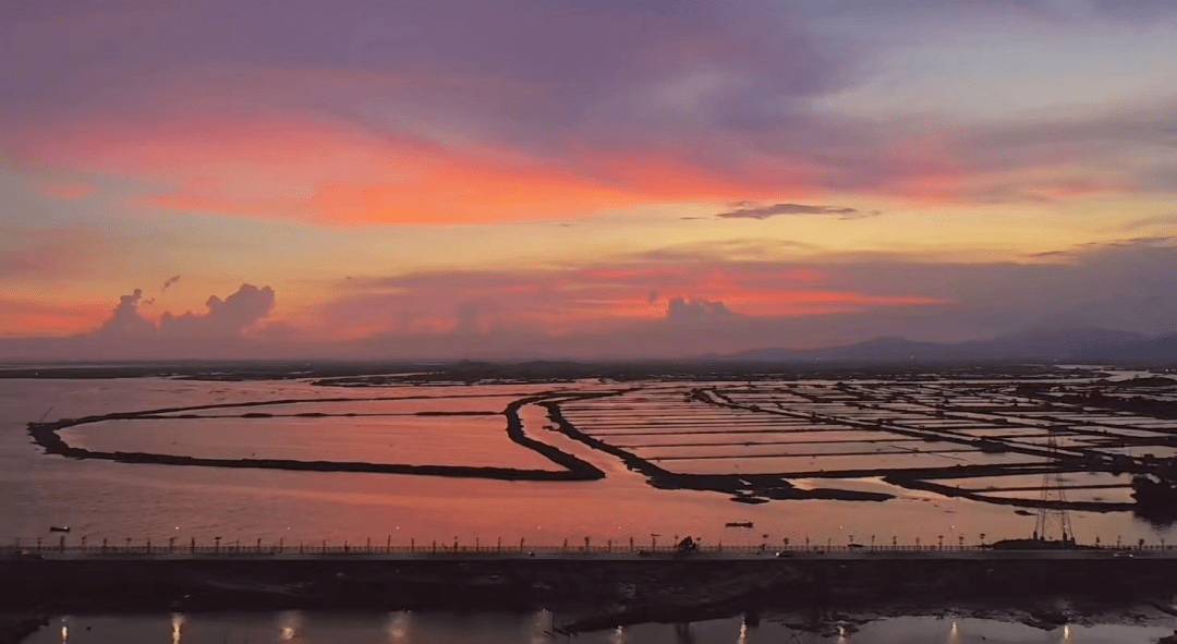 饒平美景一片美如畫卷的海澄饒聯圍