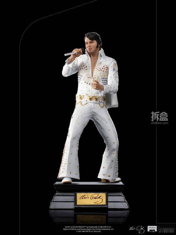 出货IRON STUDIOS 猫王ELVIS PRESLEY 埃尔维斯普雷斯利 1/10雕像