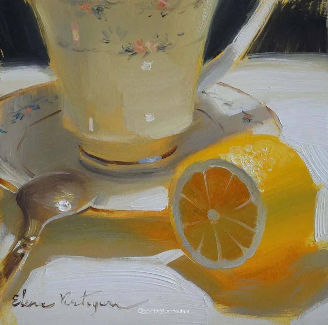 俄罗斯女画家埃琳娜卡特修拉静物作品欣赏