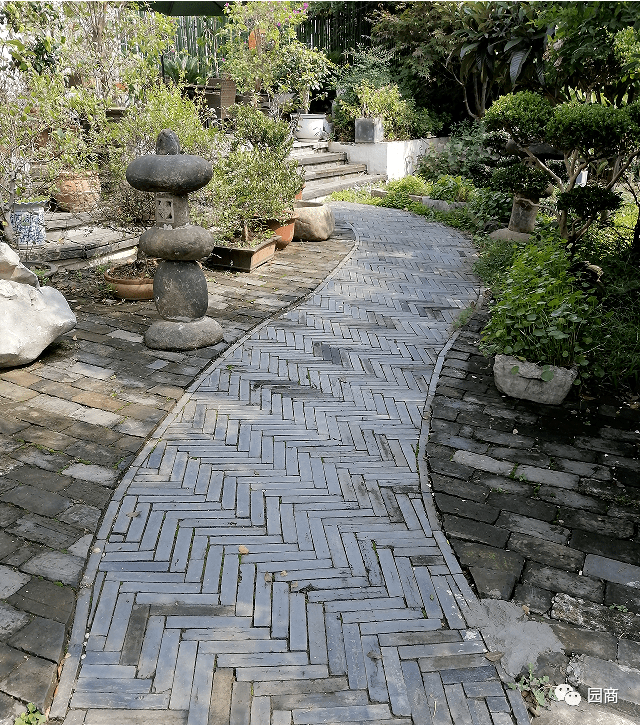 园艺砖_花园里_的材料_砂砾