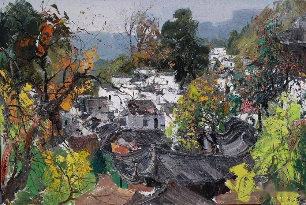 张延昭 帽儿山风景作品